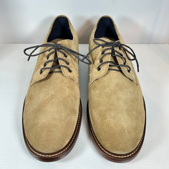 Banana Republic Reace Suede Oxford M Dress Shoes 11 1/2 in Vintage Tan S… main image 8